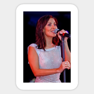 Natalie Imbruglia Performing Live In Concert Sticker